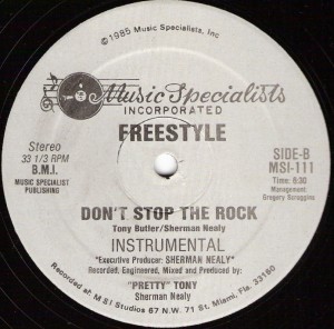 Freestyle, “Don’t Stop the Rock”, lado B