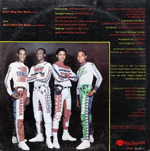 Freestyle, “Don’t Stop the Rock”, back coverbackcover